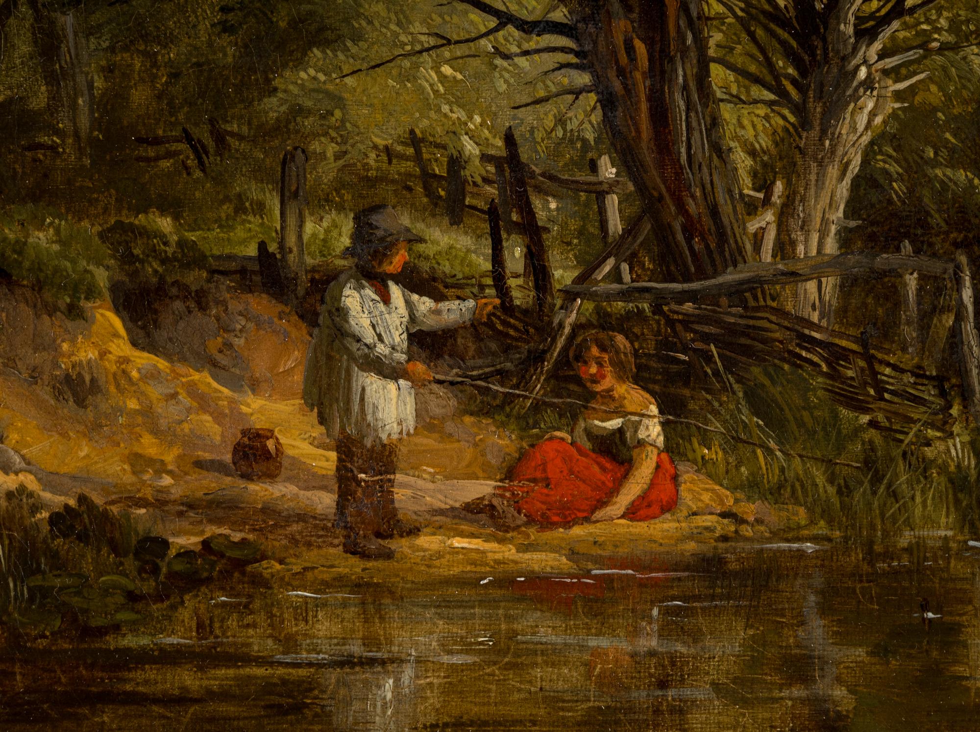 Rural Scenes (a pair of paintings)
