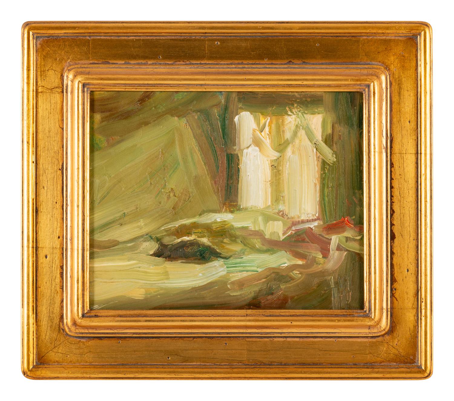 Artist's Studio with Cat