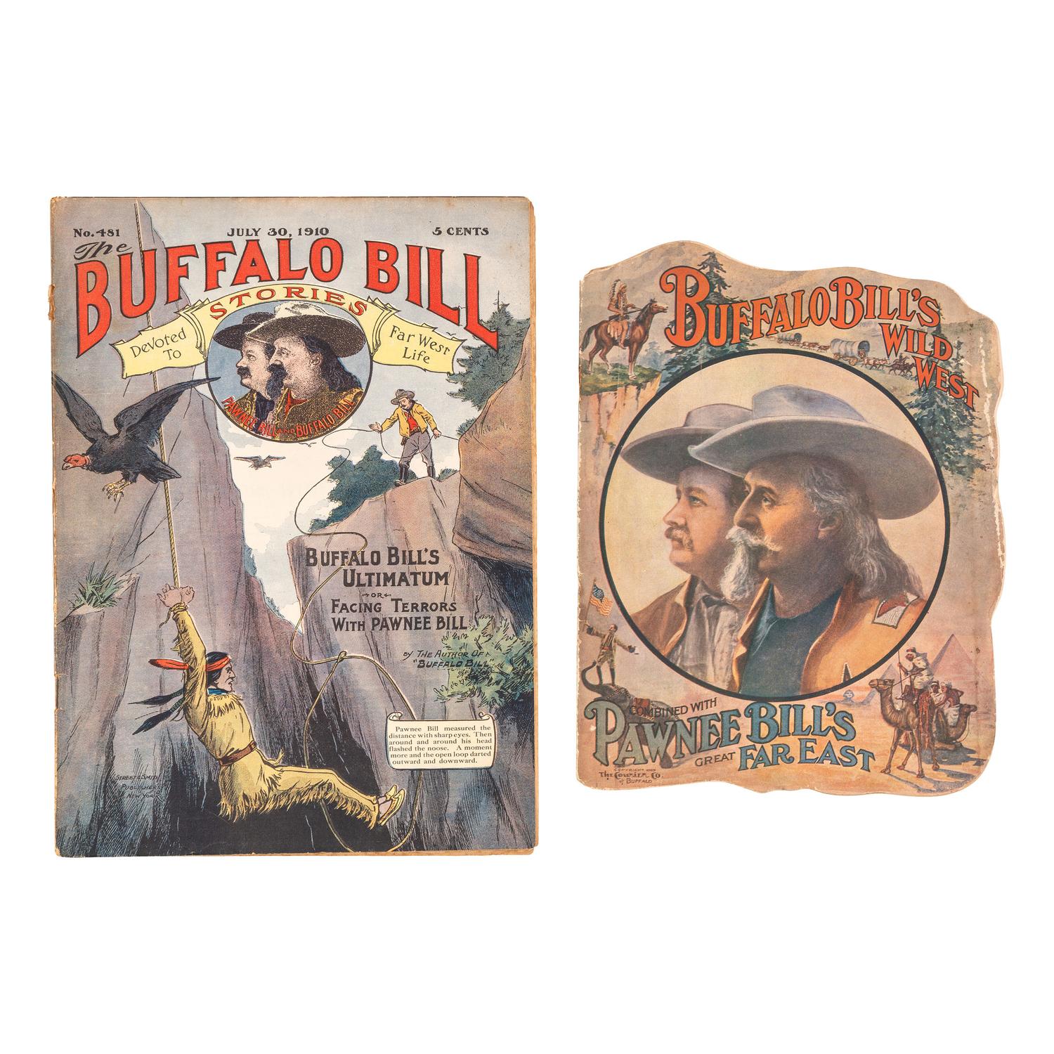 [WILD WEST SHOWS]. A group of 3 Buffalo Bill and Wild West booklets, incl. programmes for 1909 and 1910.