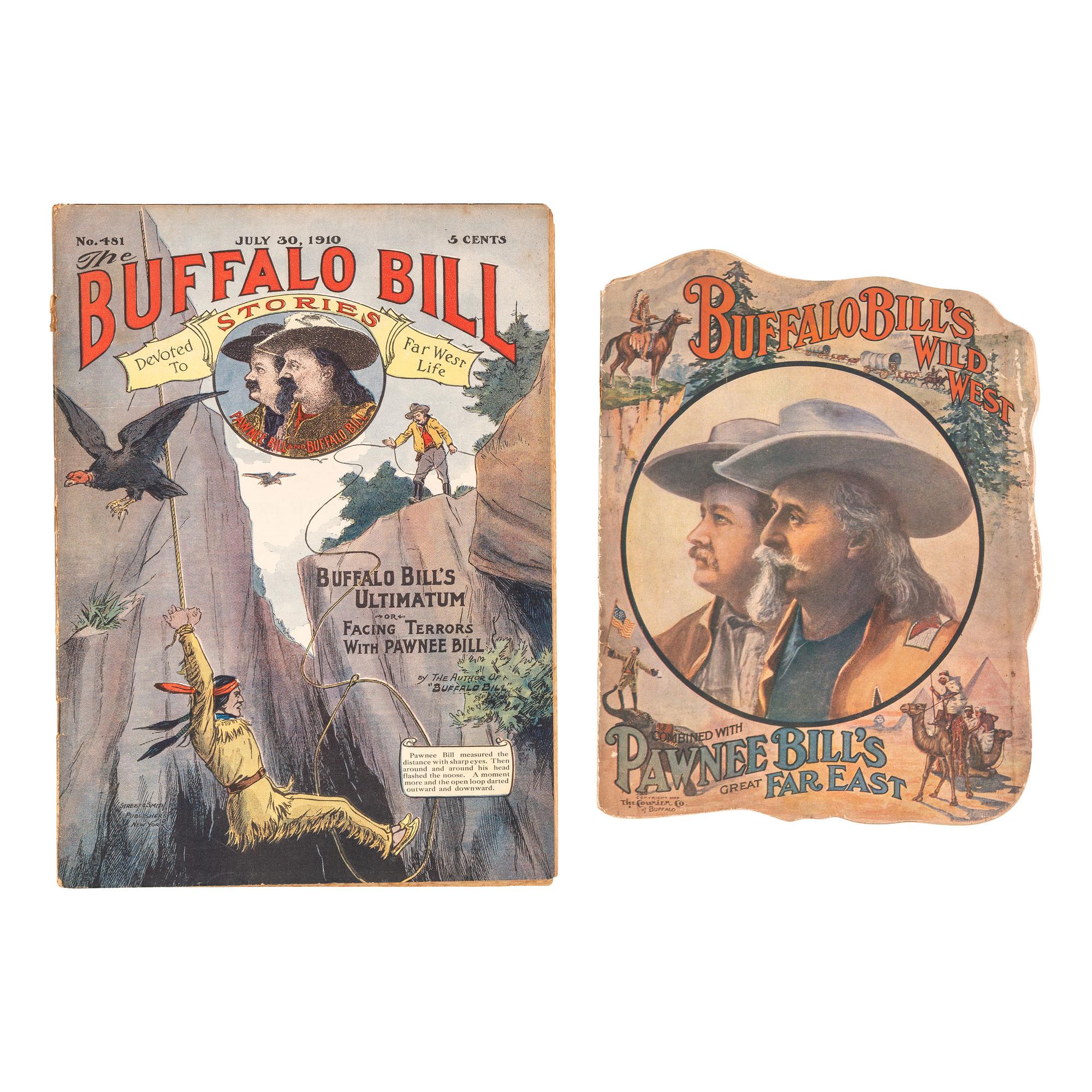 [WILD WEST SHOWS]. A group of 3 Buffalo Bill and Wild West booklets, incl. programmes for 1909 and 1910.