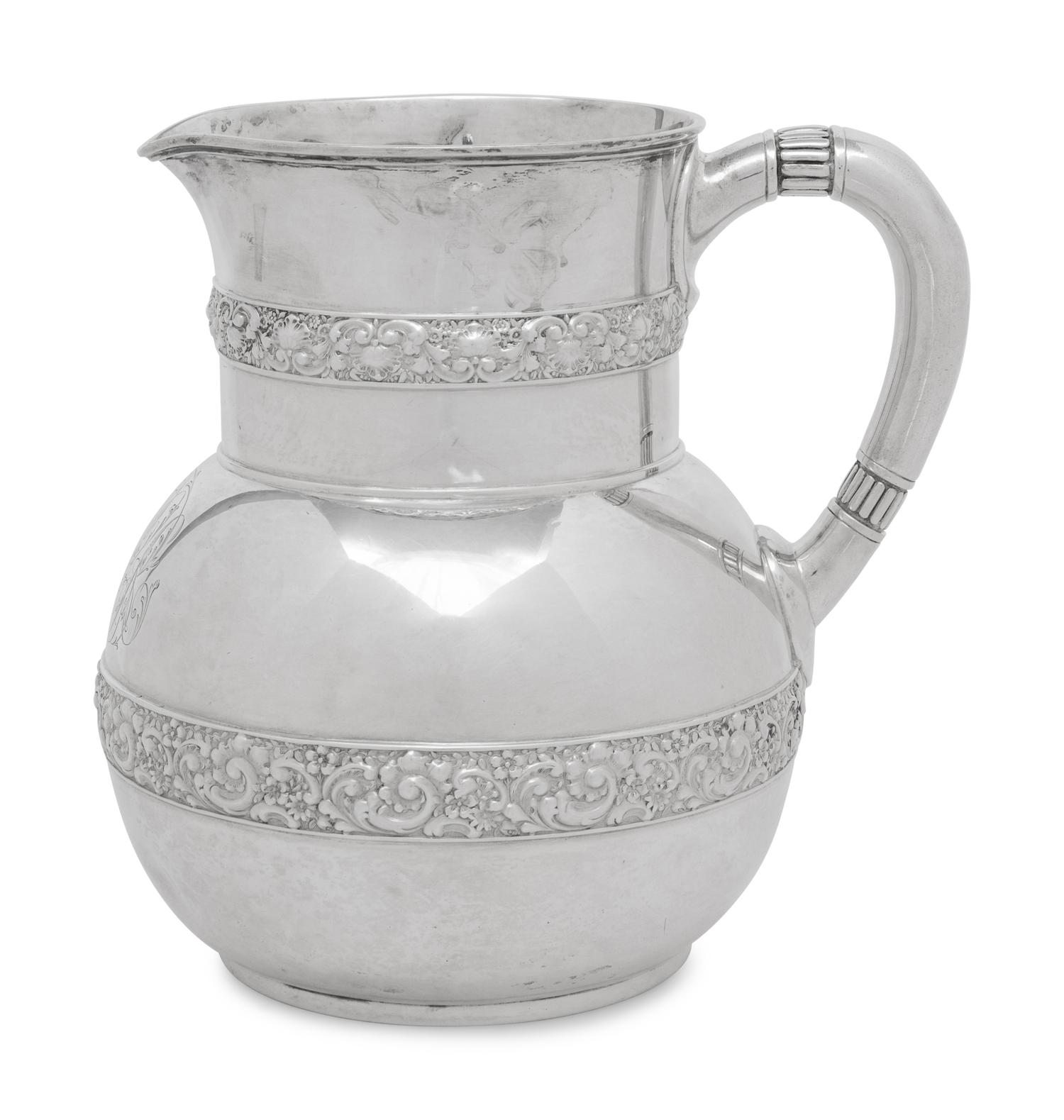 A Tiffany and Co. Silver Water Pitcher