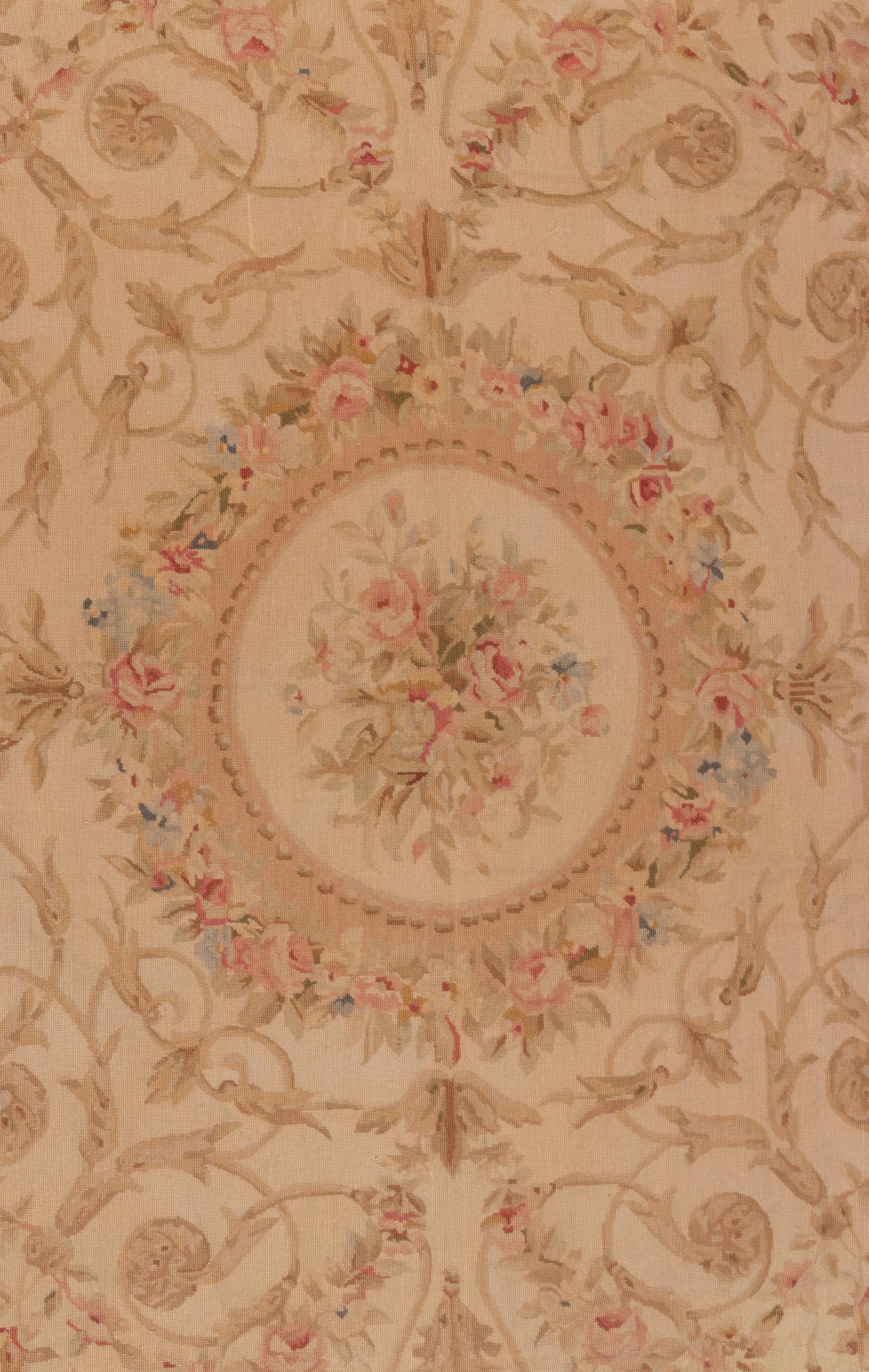 An Aubusson Style Wool Rug