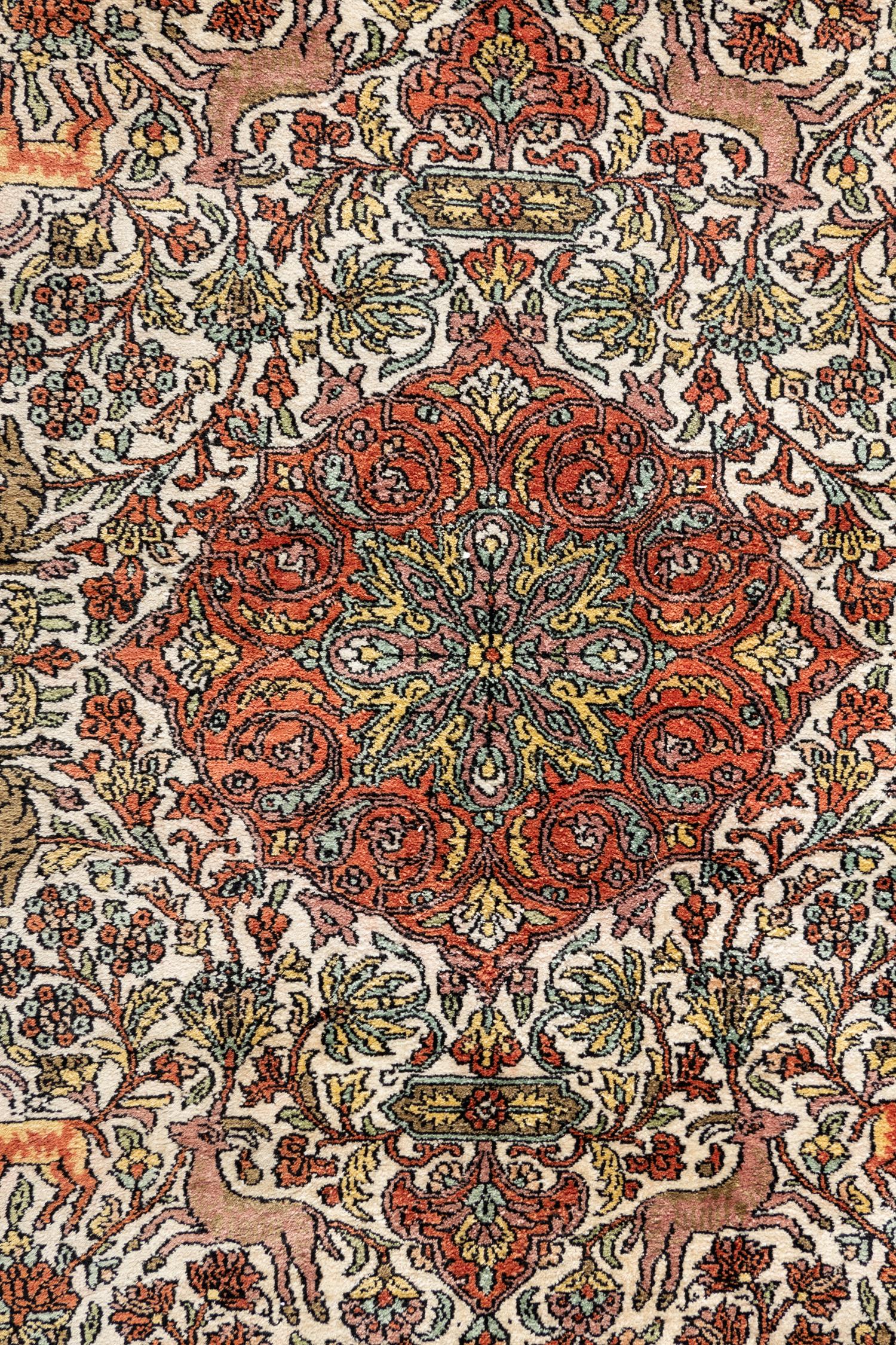 A Persian Silk Rug