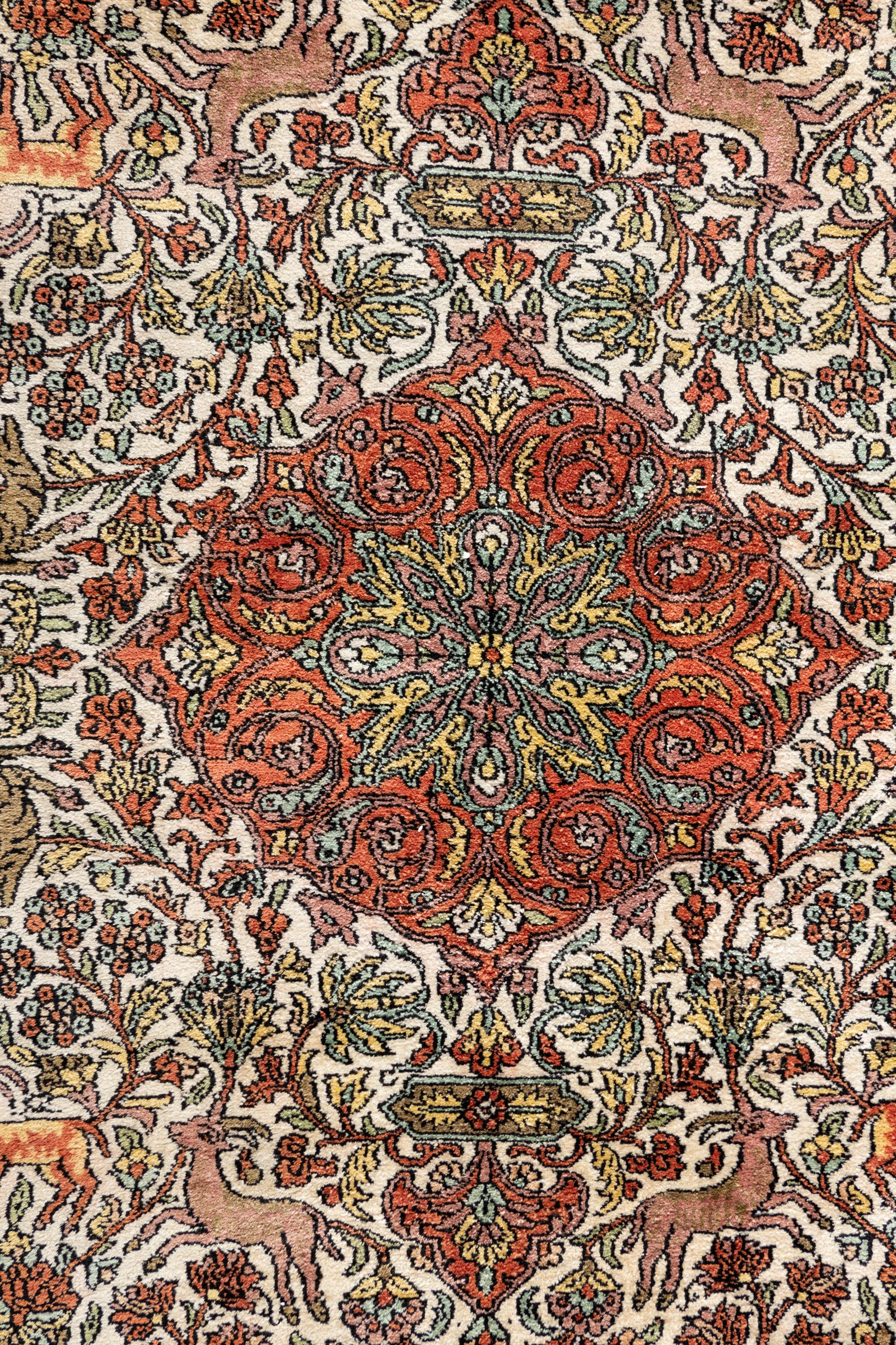 A Persian Silk Rug