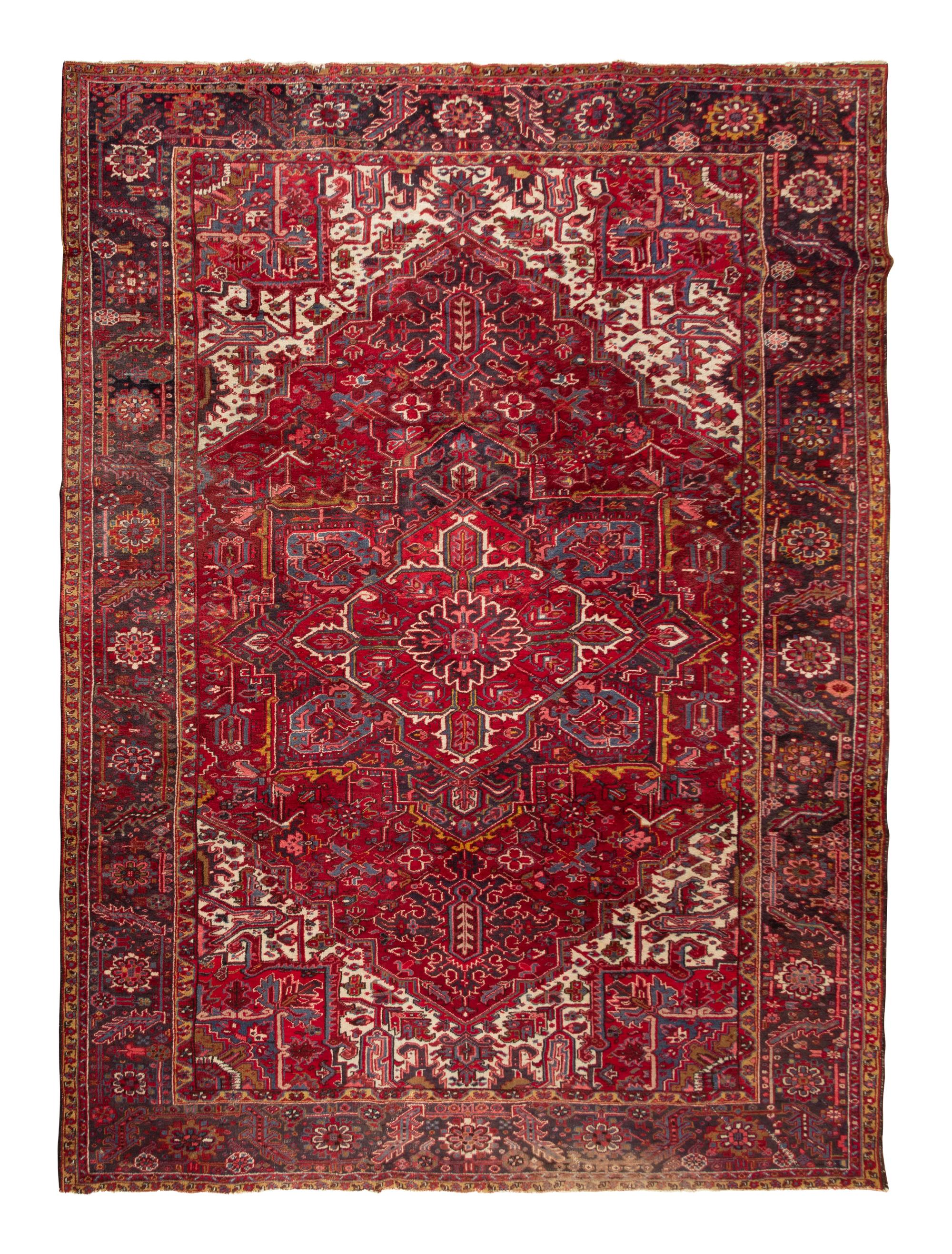 A Heriz Wool Rug