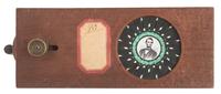 [LINCOLNIANA - MAGIC LANTERN SLIDES]. A collection of 65 assorted glass slides depicting important subjects and scenes depicting the life, death, and legacy of Abraham Lincoln, including: