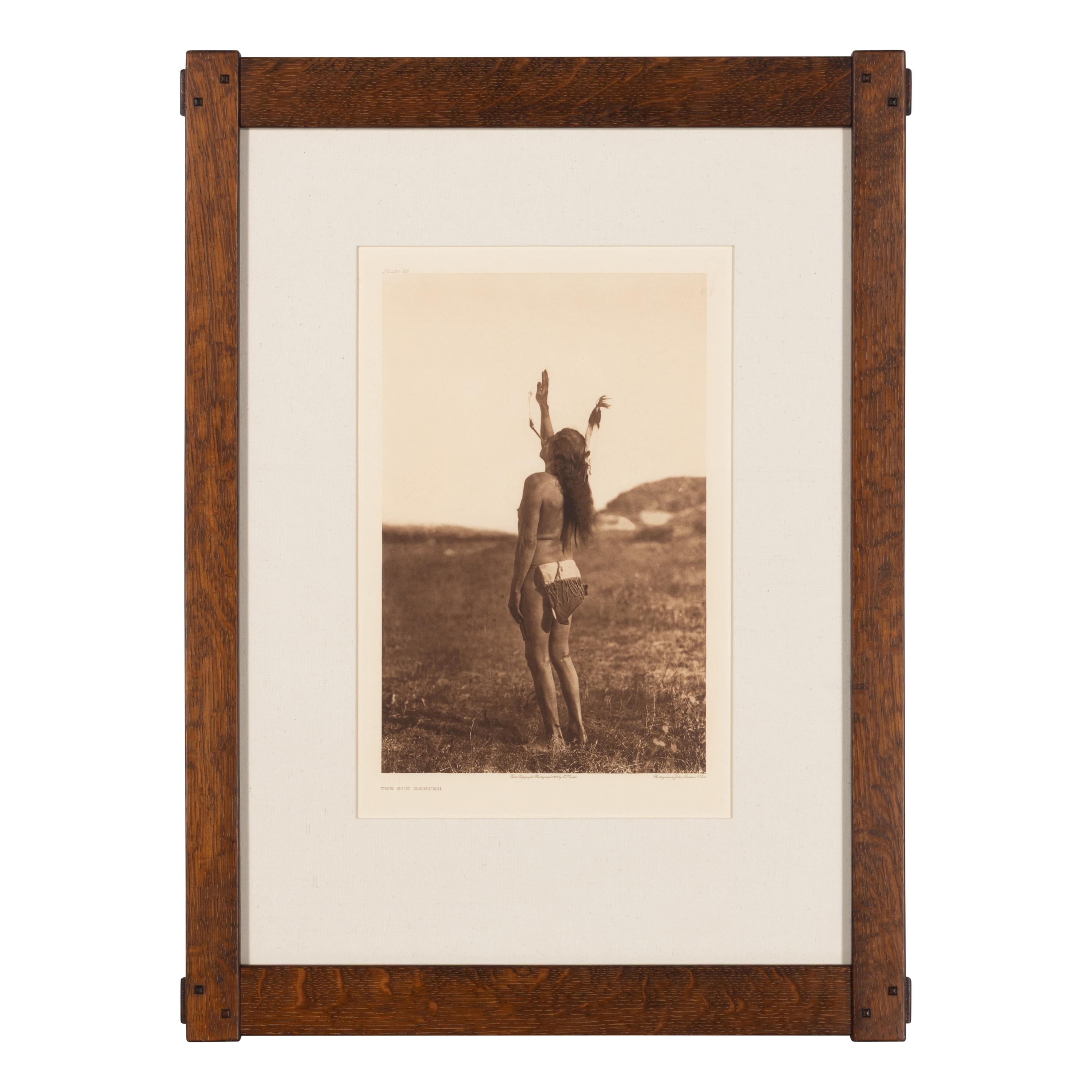 [Native American]. Curtis, Edward S. (1868-1952). A group of 9 large photogravures, comprising:
