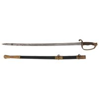 Model 1850 Foot Officer Sword of Capt. Patrick Hart - 19th Indiana - Wounded and Captured at Gettysburg