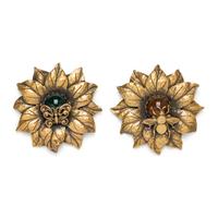 Joseph of Hollywood, Two Costume Flower Brooches