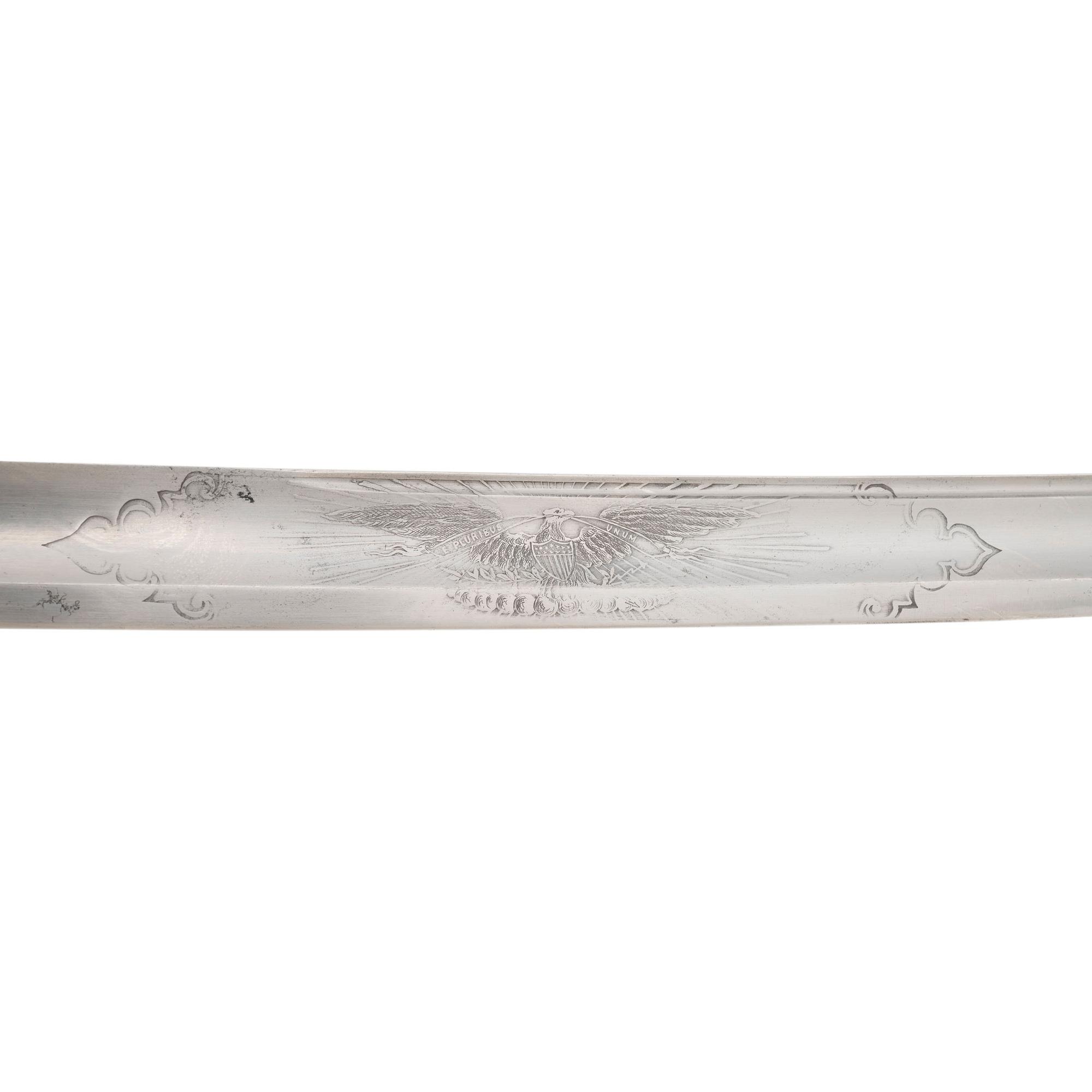 Tiffany Non-Regulation British Pattern 1822/54 Sword Inscribed to Captain Theodore Hamilton of the Richmond Guard (Co G 33rd NY Inf) and later Lt. Col. 62nd NY Inf. - WIA Marye's Heights, Spotsylvania & Winchester