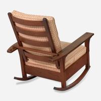L & J.G. Stickley (American, active 1900-1974) Reclining Morris Rocking Chair No. 831, USA, circa 1910