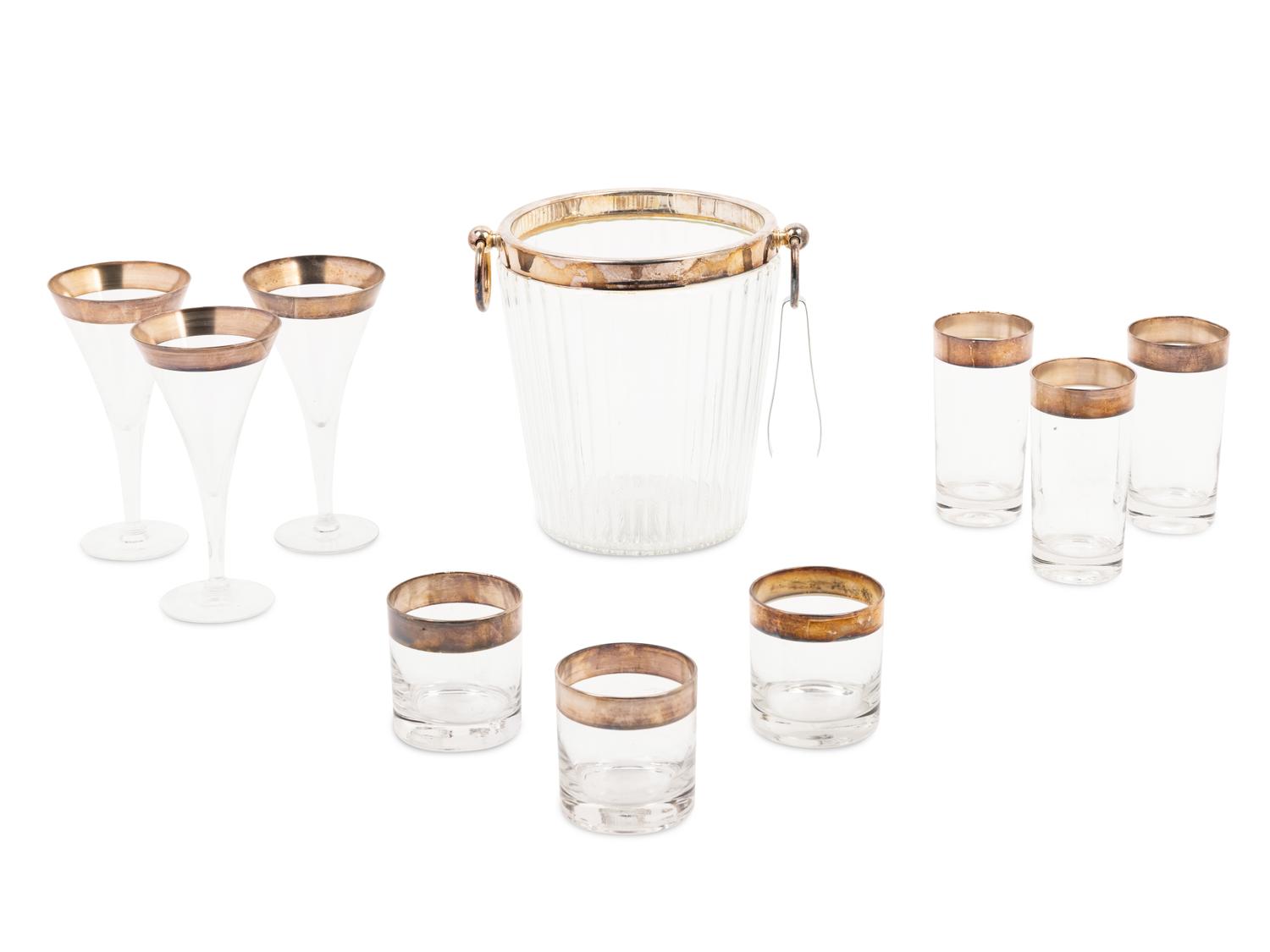 A Collection of Dorothy Thorpe Glass Stemware Articles