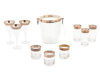 A Collection of Dorothy Thorpe Glass Stemware Articles