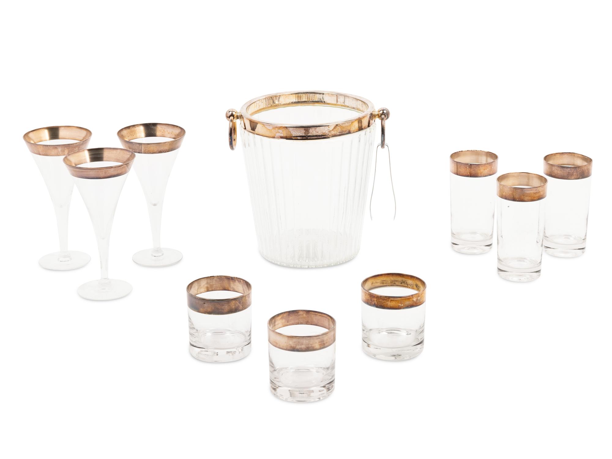 A Collection of Dorothy Thorpe Glass Stemware Articles