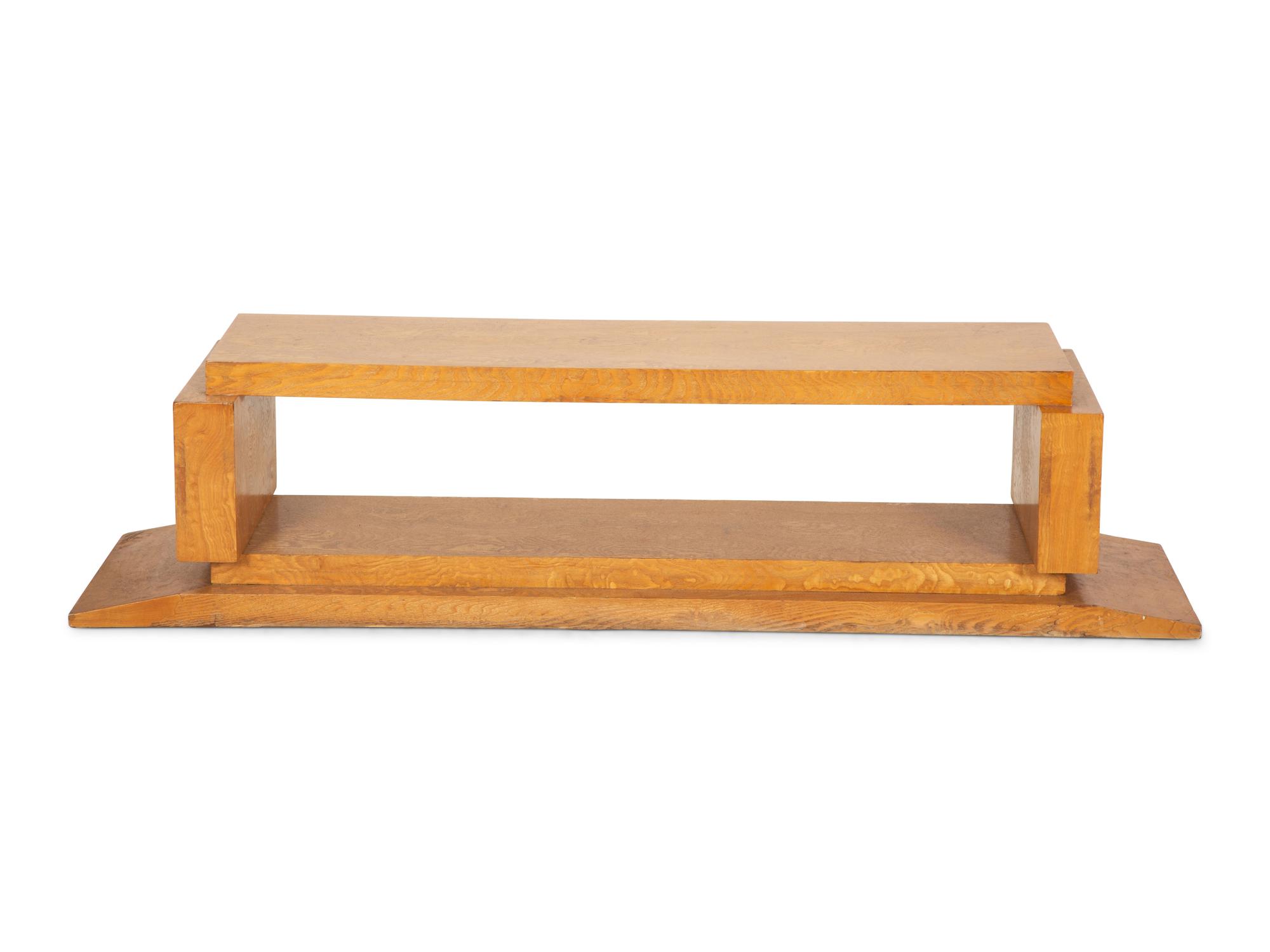 An Andre Arbus Bleached Walnut Coffee Table — Circa 1935