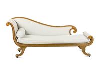 A Regency Painted Chaise Longue