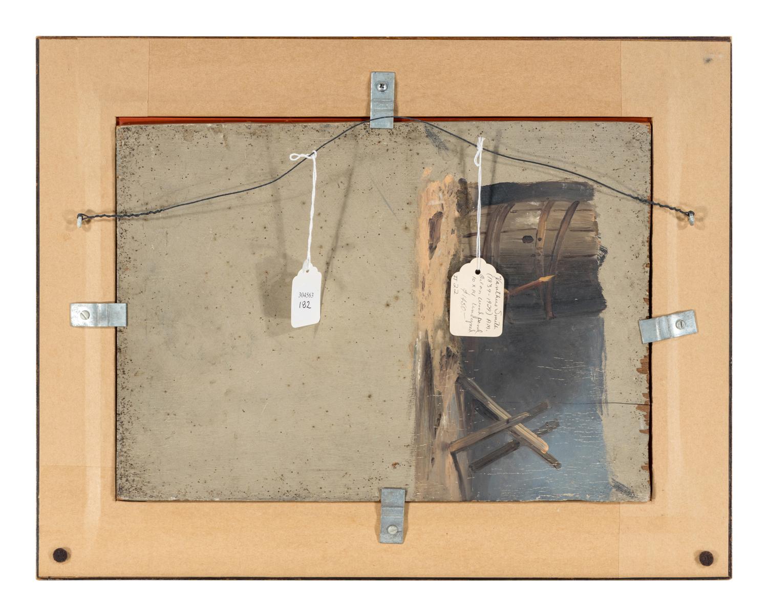 Untitled (Landscape), with Study for a Barn Interior (verso)