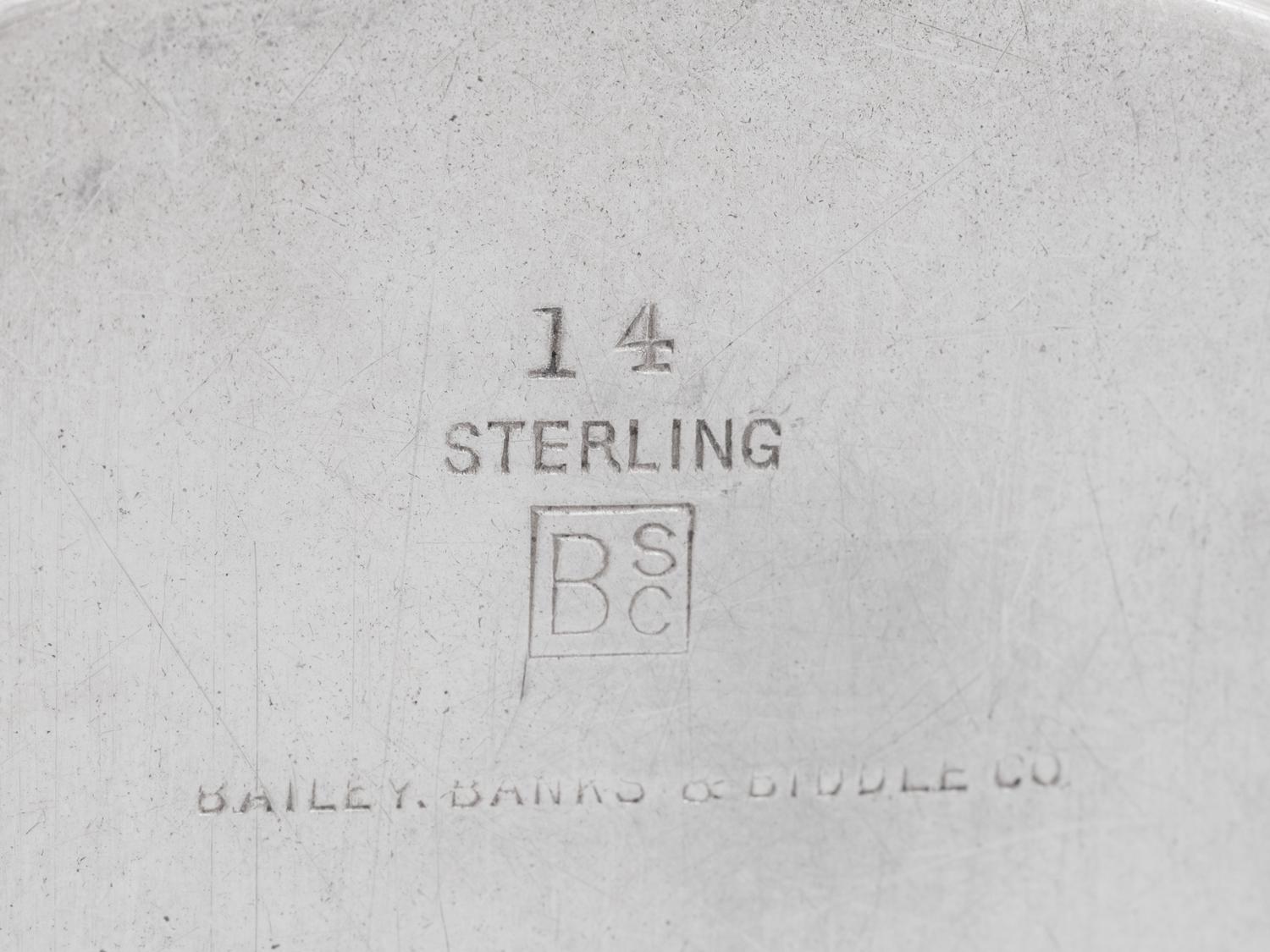 An American Silver Baby Bowl and Underplate
