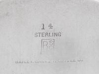 An American Silver Baby Bowl and Underplate