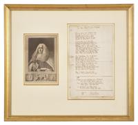[Law] Blackstone, William. Autograph Manuscript, signed