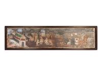 A Thai Polychromed Wood Panel — 19TH CENTURY