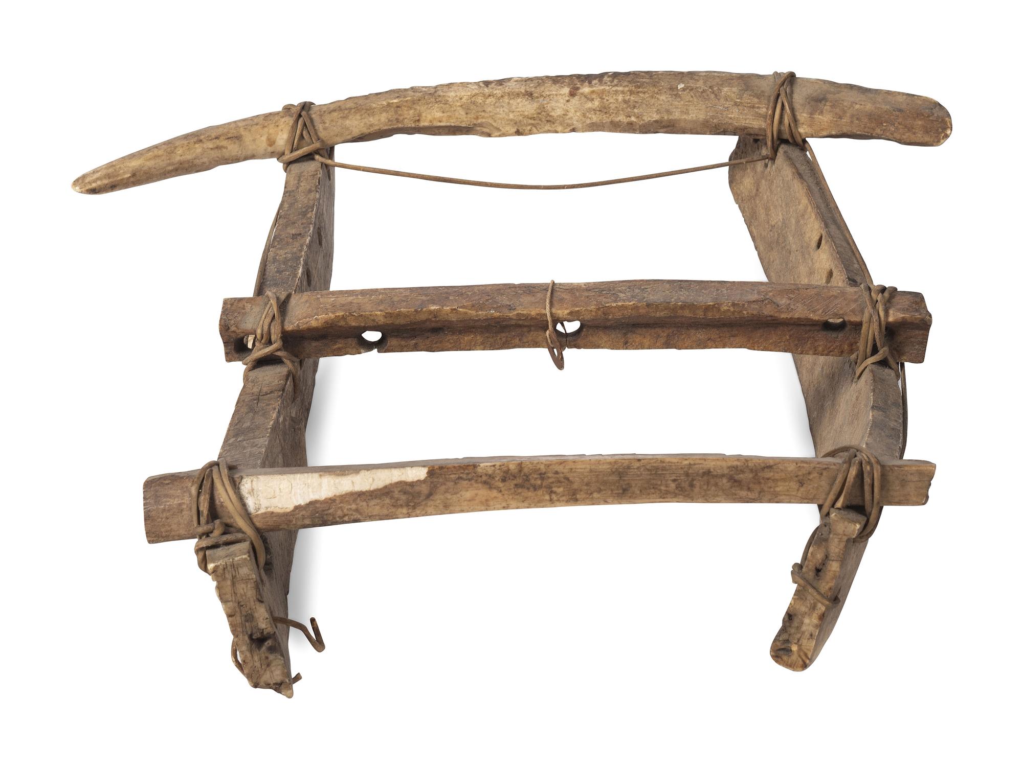Inupiat Child's Walrus Ivory Sled