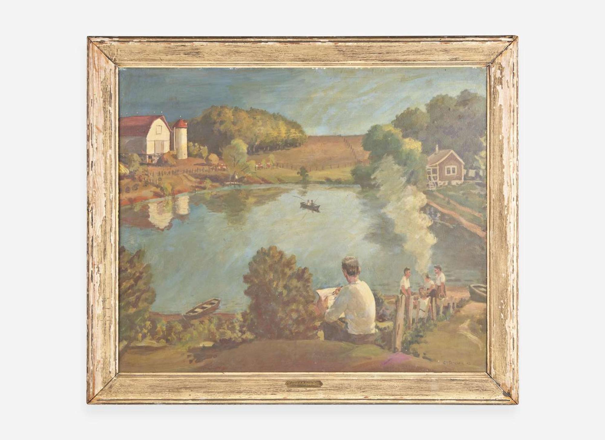 Gerrit Sinclair (American, 1890-1955) - Indiana Lake
