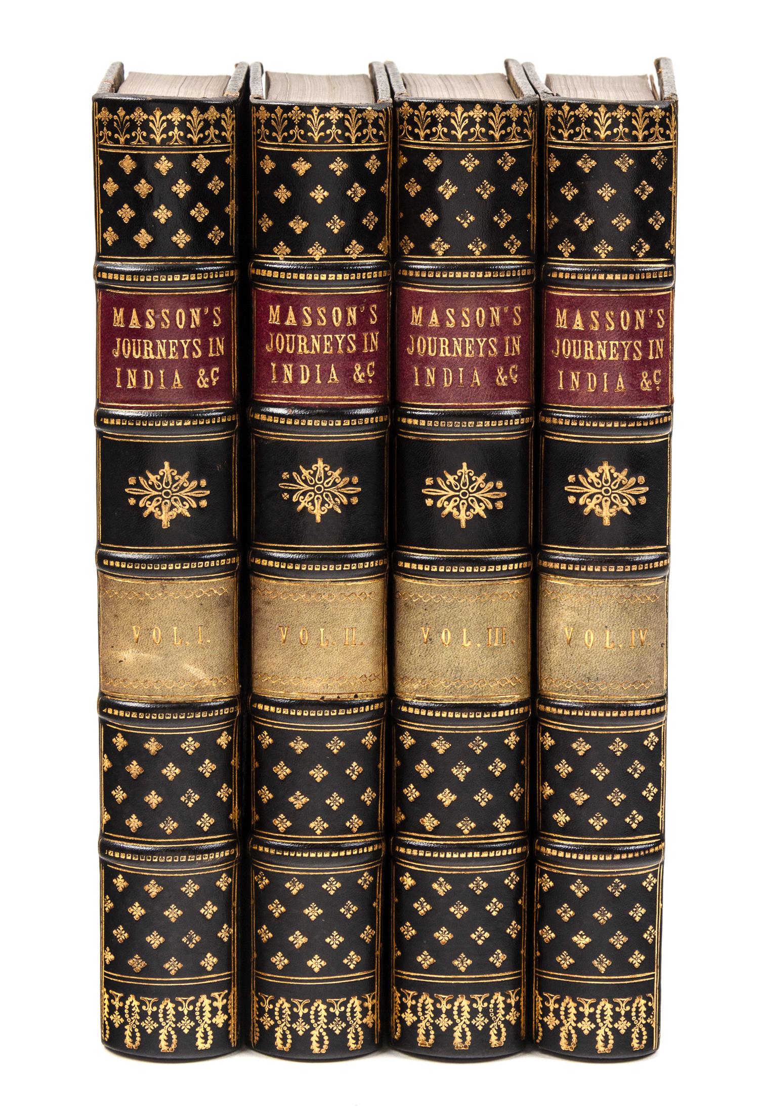 MASSON, Charles [pseud. of James Lewis (1800-1853)]. Narrative of Various Journeys in Balochistan, Afghanistan, The Panjab, & Kalat...