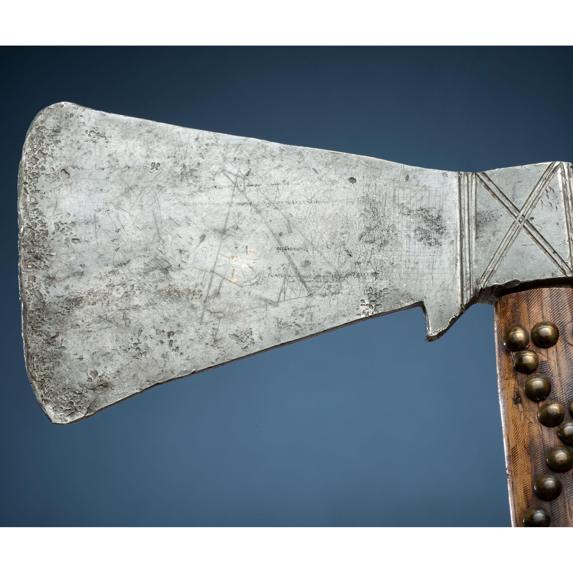 Plains Pipe Tomahawk, with Rocker Engraved Blade
