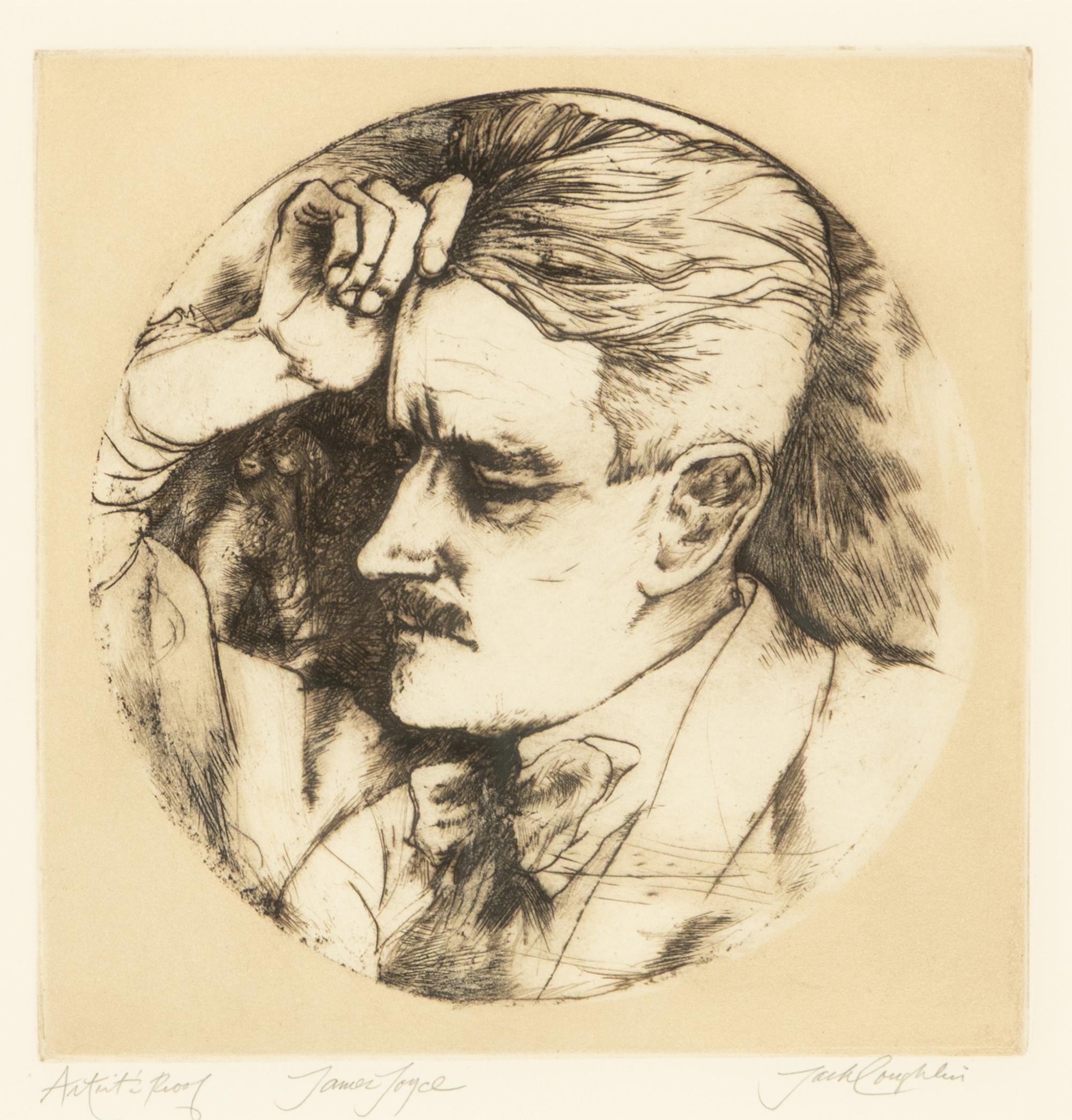 [JOYCE, James (1882-1941)]. ABBOTT, Berenice (1898-1991), photographer. Photograph of James Joyce . C 1928; reprinted 1982.