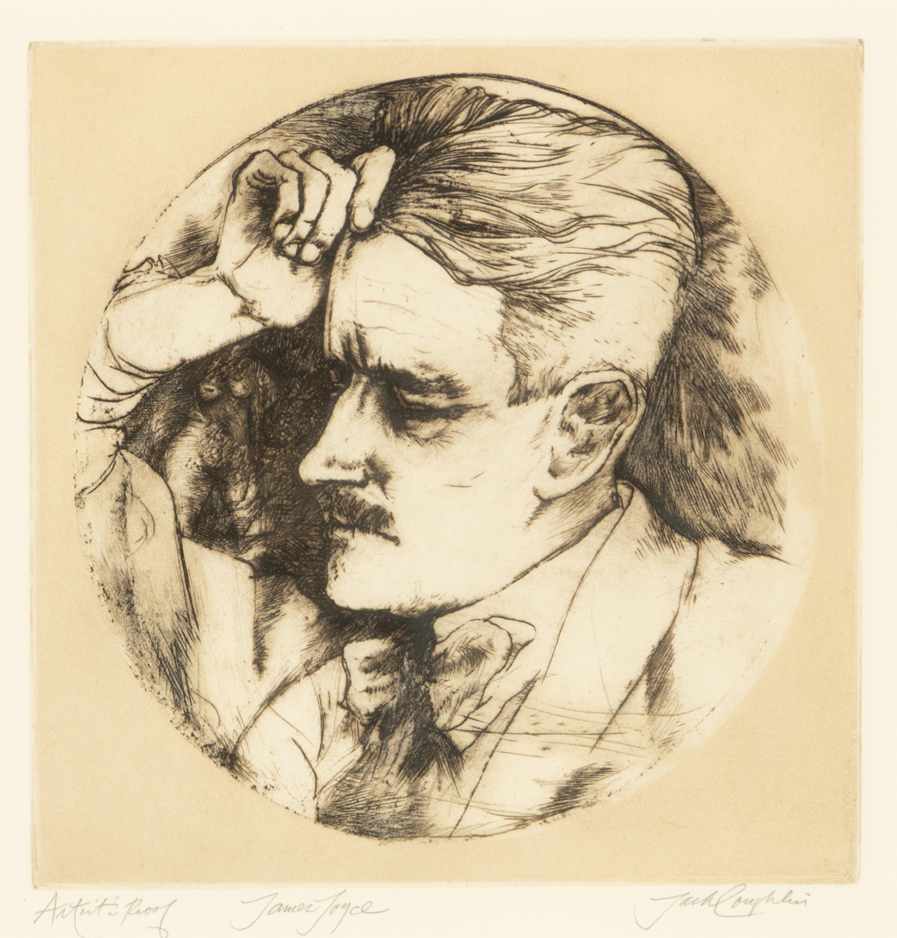 [JOYCE, James (1882-1941)]. ABBOTT, Berenice (1898-1991), photographer. Photograph of James Joyce . C 1928; reprinted 1982.