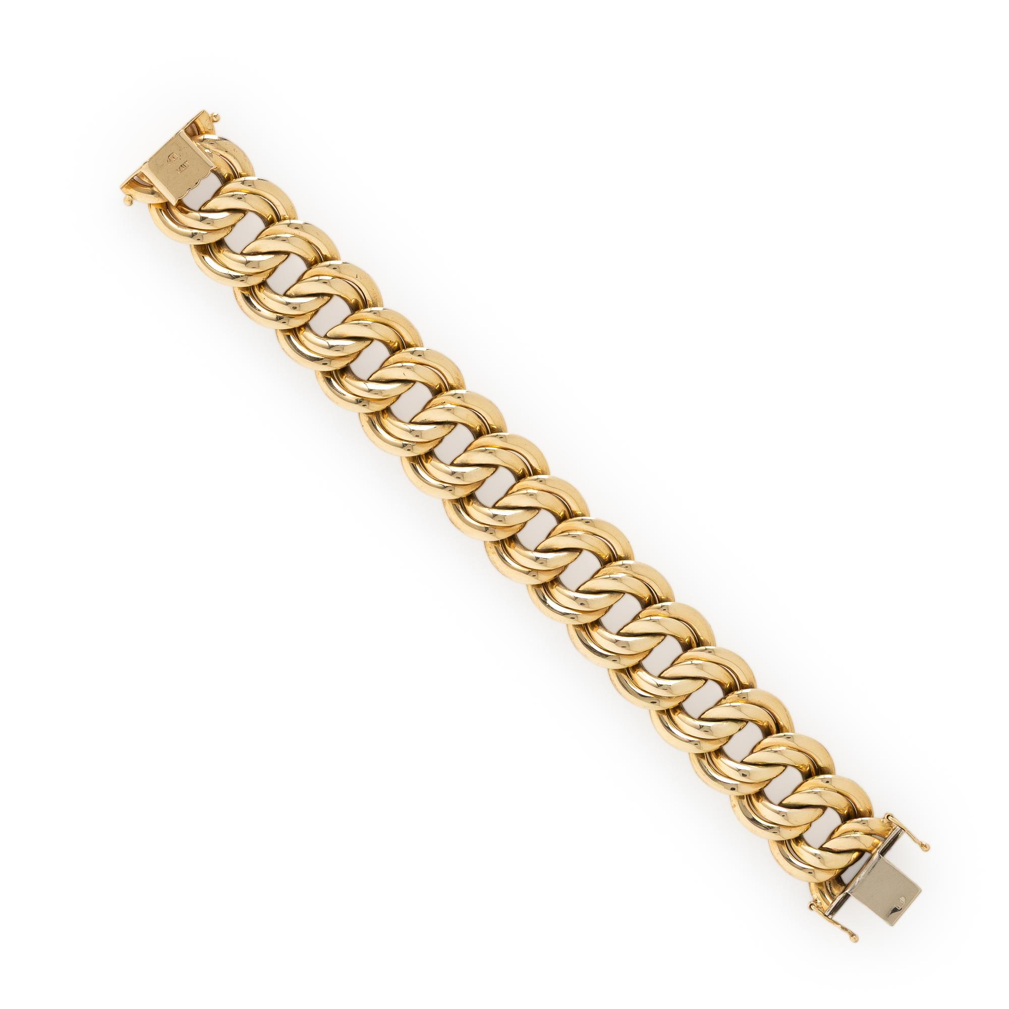 Yellow Gold Link Bracelet