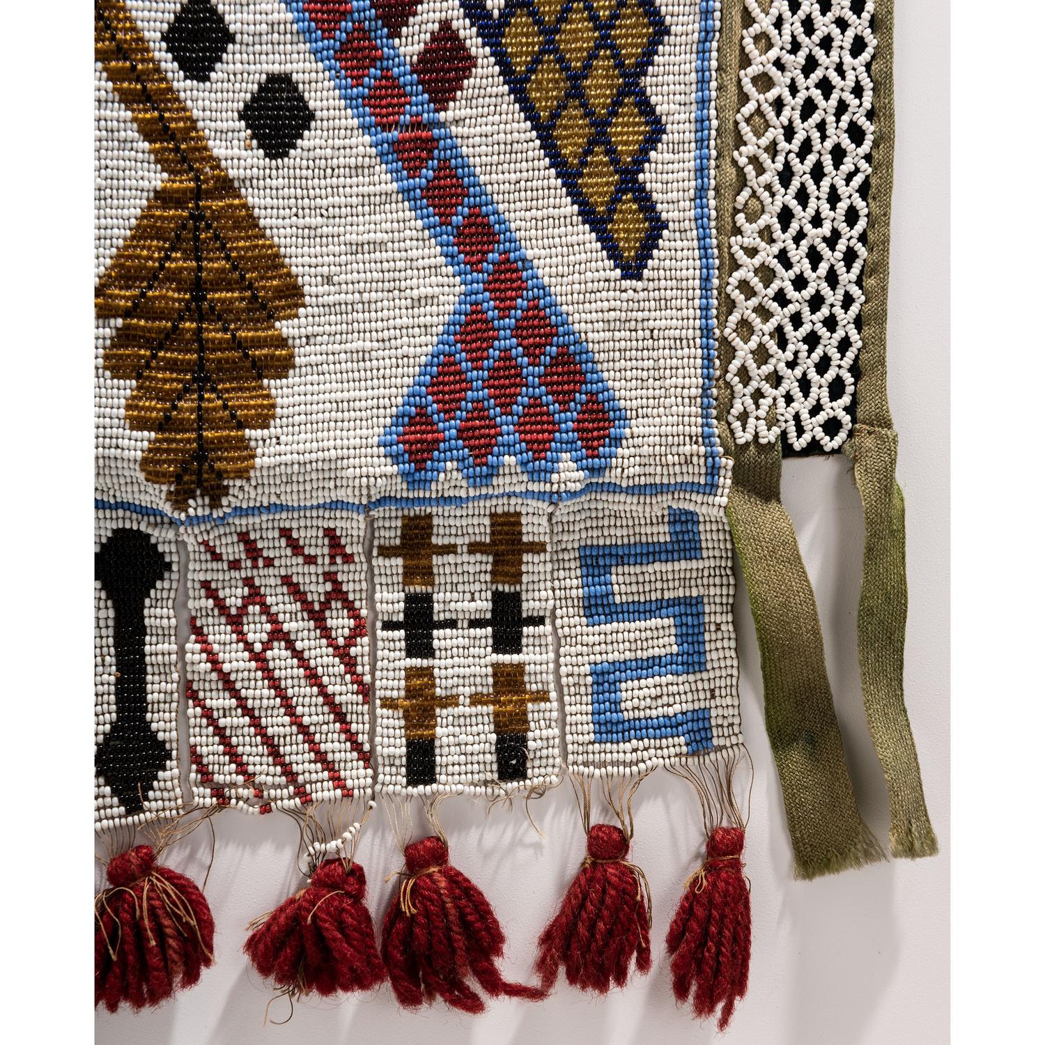 Potawatomi Loom-Beaded Bandolier Bag