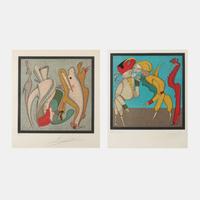 Metaphysical Composition and Untitled (a pair of works)