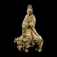 A Chinese Bronze Figure of Guanyin