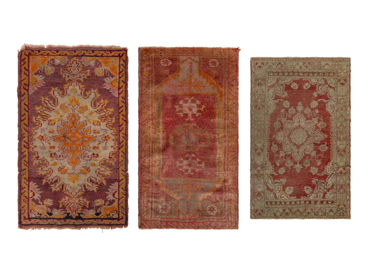 Three Khotan Wool Rugs
