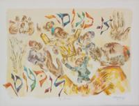 Chaim Gross, (Austrian/American, 1904-1991), Five Works from The Jewish Holiday Portfolio