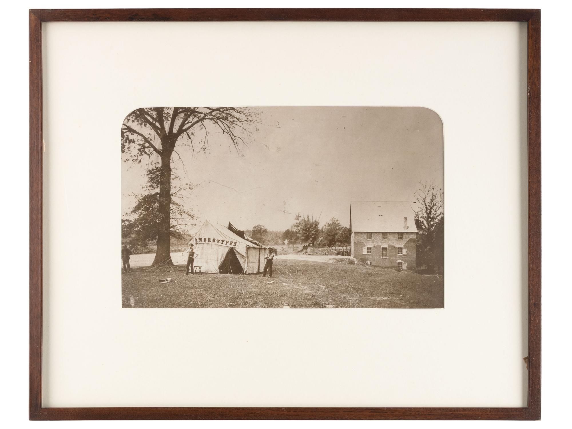 [EARLY PHOTOGRAPHY]. A selection of photographs and prints, incl. photographers with their cameras.