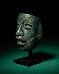 An Olmec Jade Maskette