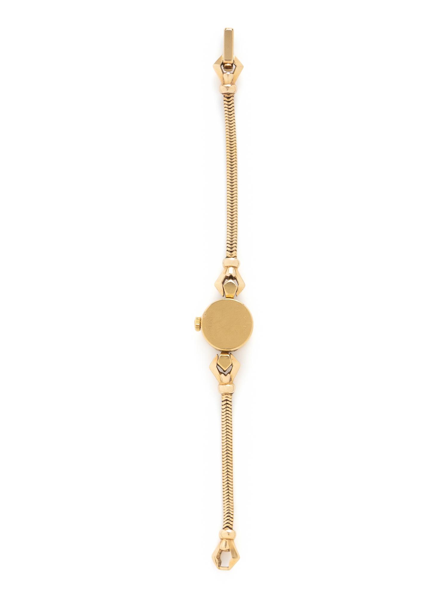 ROLEX, YELLOW GOLD AND DIAMOND WATCH