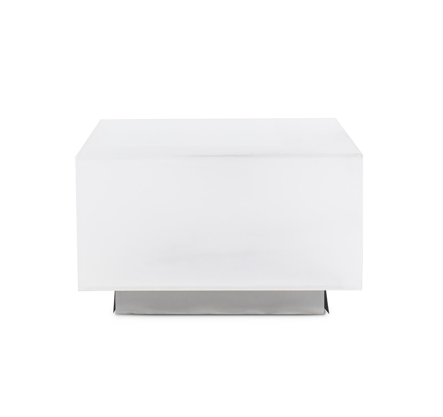 Illuminated Plexiglass End Table