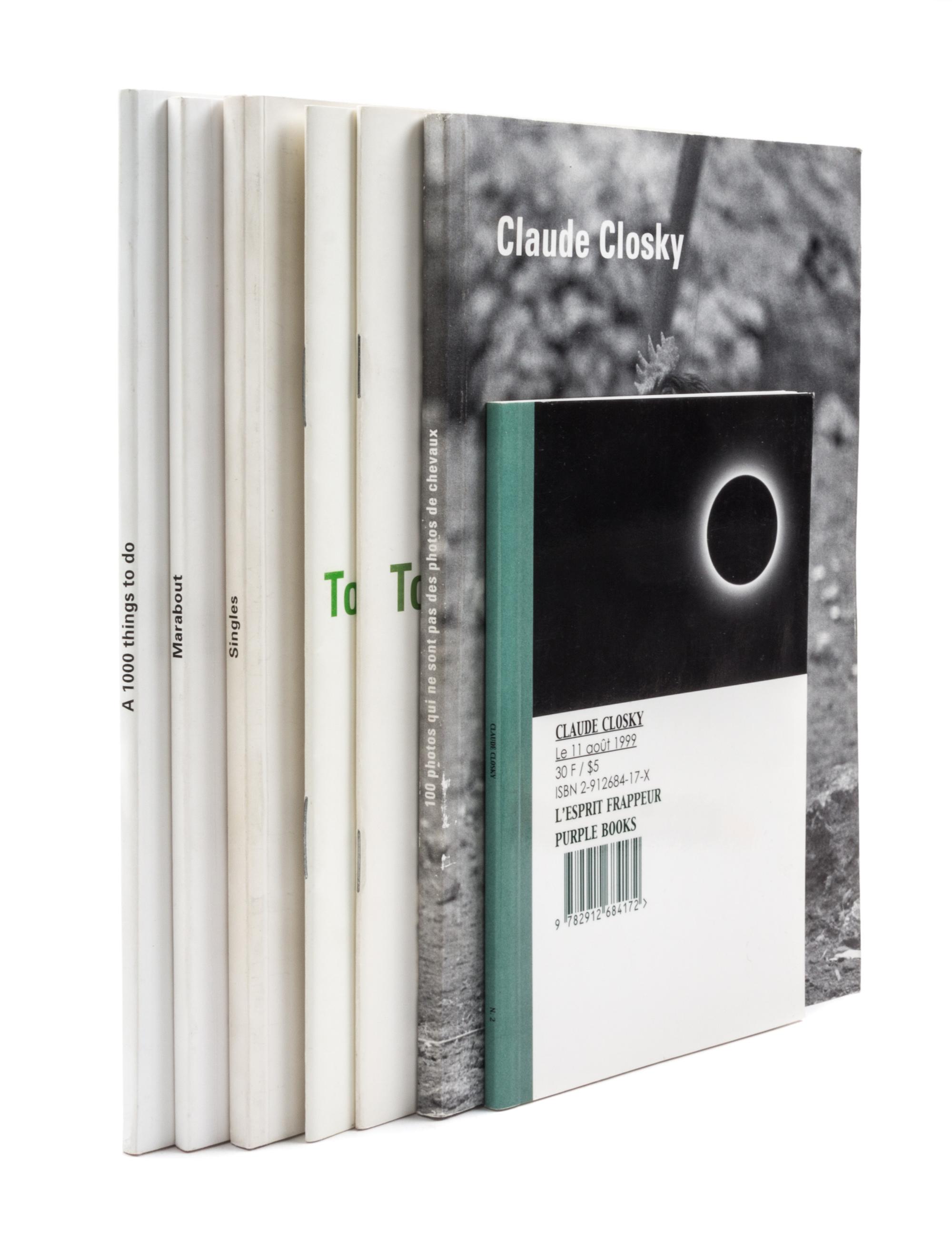 CLOSKY, CLAUDE A group of eight works.