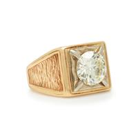 Diamond and Yellow Gold Ring