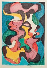 Anthony Quinn, (Mexican/American, 1915-2001), The Great Spirit, 1986 (The complete portfolio, comprising ten lithographs printed in col