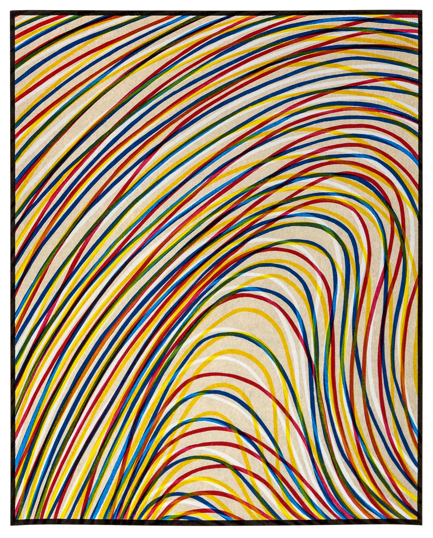 Wavy Lines on Gray from Sequences
