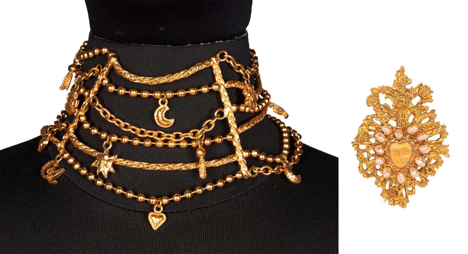 Christian Lacroix Necklace & Brooch
