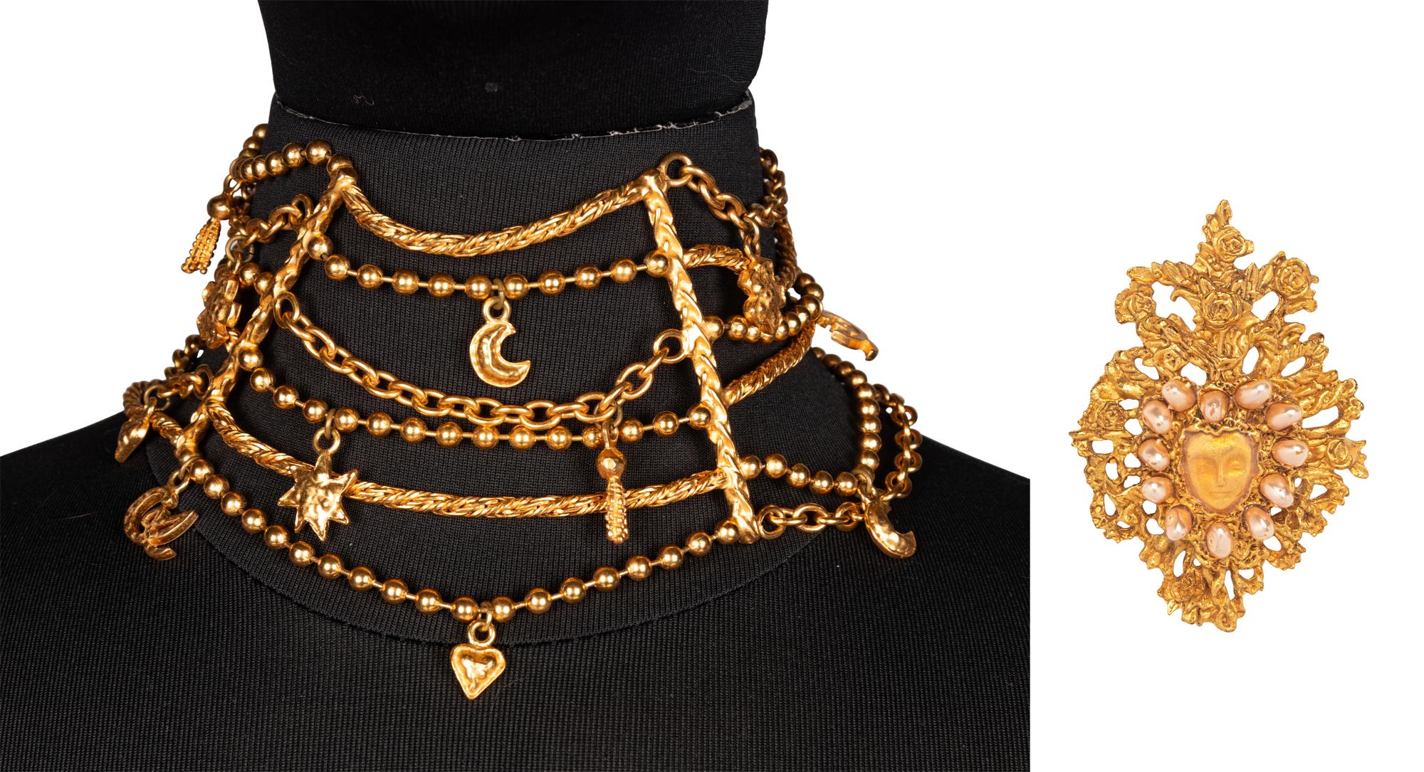 Christian Lacroix Necklace & Brooch