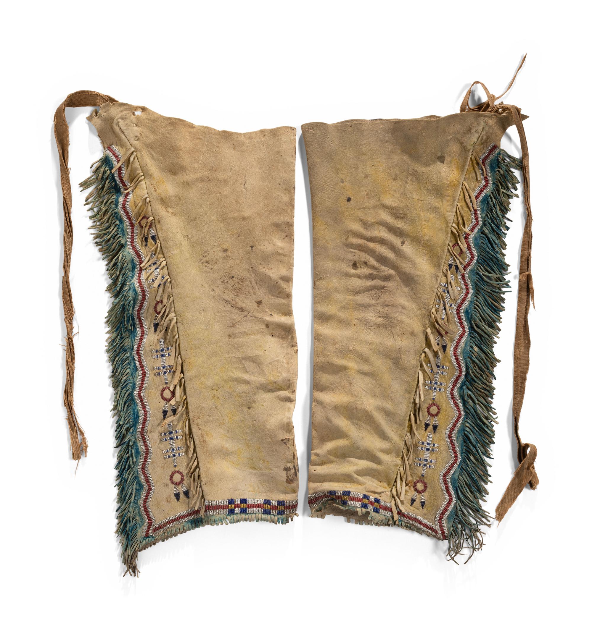 Cheyenne Beaded Hide Leggings