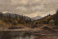 Lockwood de Forest (American 1850-1932) — Adirondacks , 1874