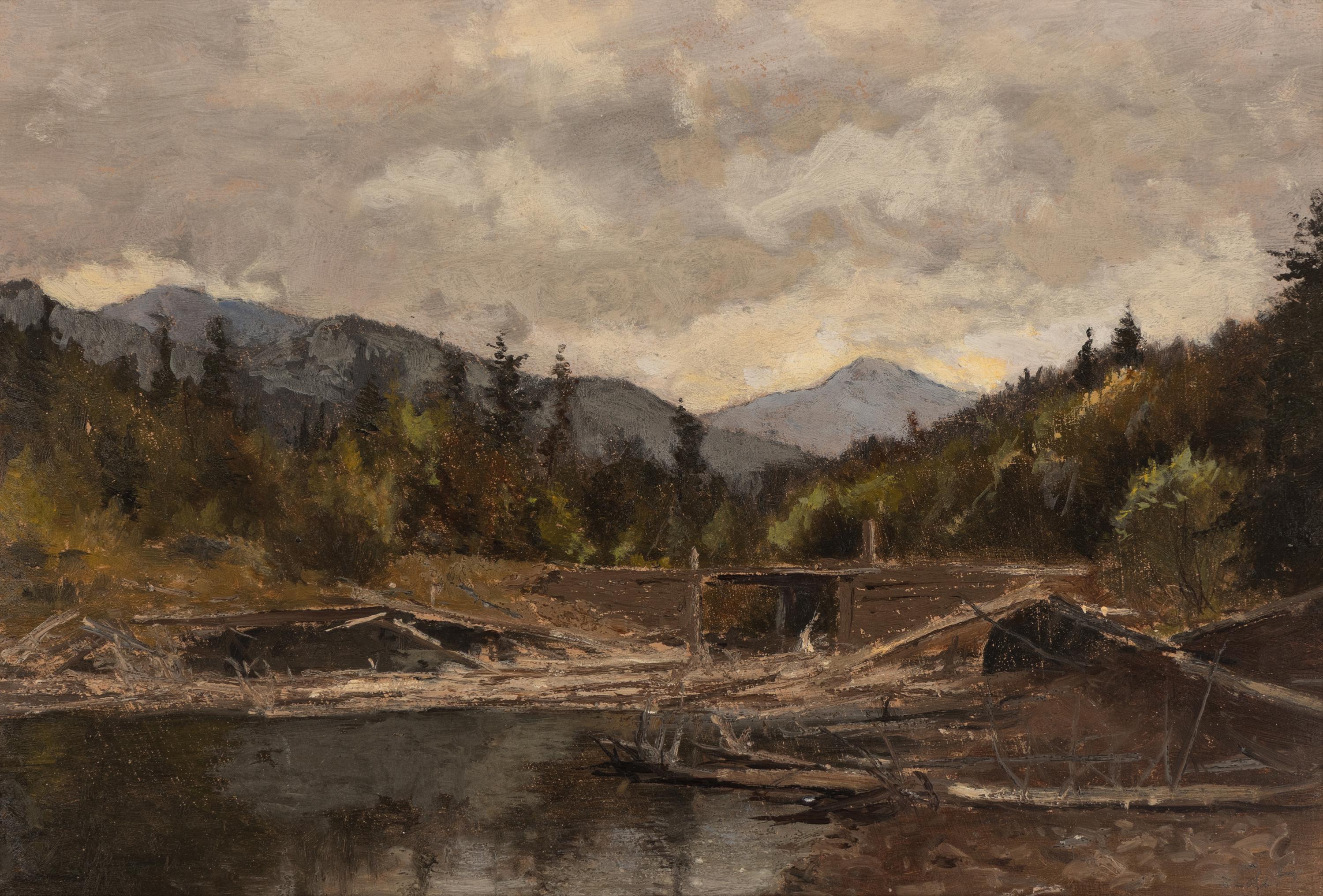 Lockwood de Forest (American 1850-1932) — Adirondacks , 1874